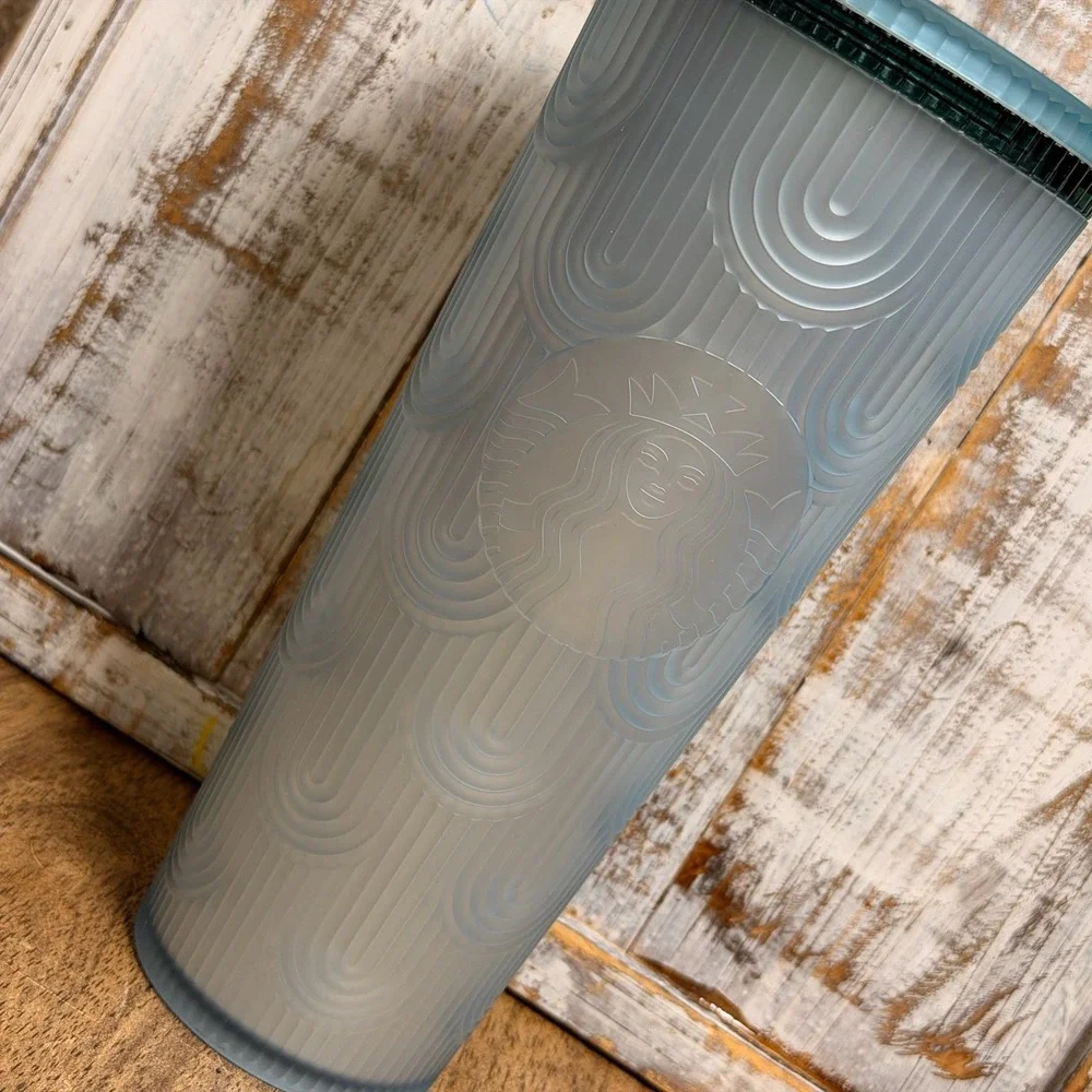 Starbucks 2024 Anniversary Soft‎ Touch Mint Green Venti Tumbler 24oz Mermaid